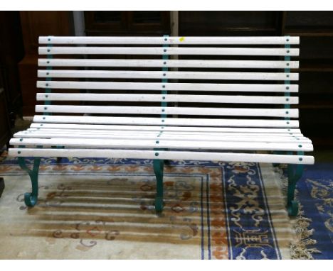 Vintage bench possibly from a railway station