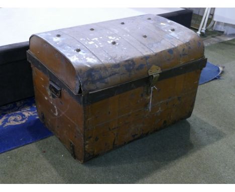 Metal dome topped trunk