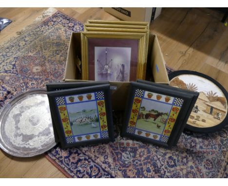 Box of pictures and prints