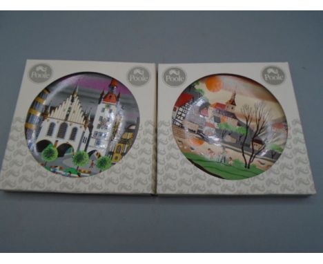2 Poole pottery boxed dishes