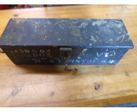 Wooden army style  box 18" wide