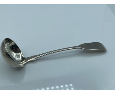 A Glasgow silver serving ladle by John Muir 1894 approx. 50g 