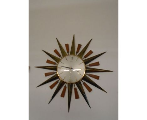 Sunburst clock
