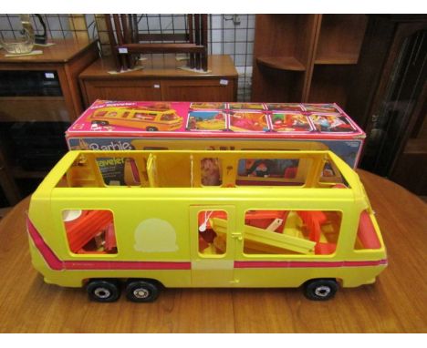 A boxed 1970's Mattel Barbie Star Traveler motorhome 