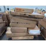 Rolled mattresses, collared eagle, SP1016 paddleboard, side table, & More