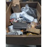 Miscellaneous pallet, shark flex, fusion, toys, magnetic phone holders, BRUMATE, tapes, books, and m