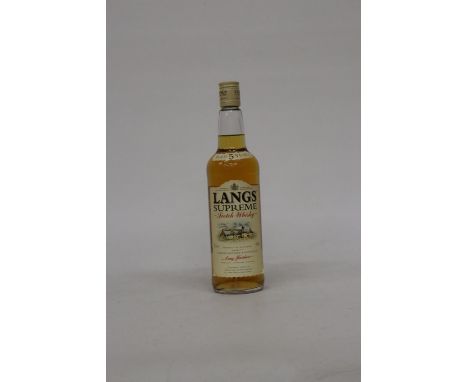 A 70CL BOTTLE OF LANGS SUPREME SCOTCH WHISKY 