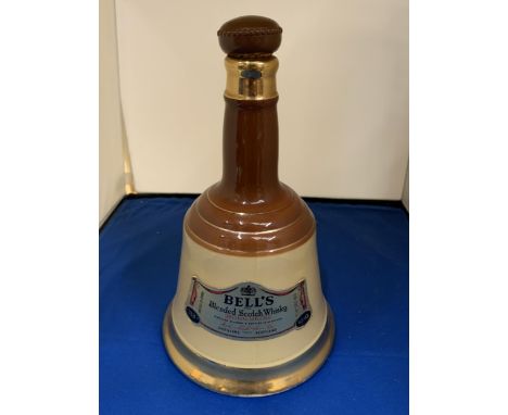 A BELLS CERAMIC BELL OF BLENDED SCOTCH WHISKY (CORK A/F) 