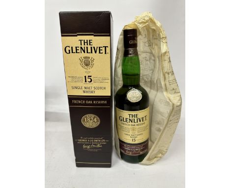 A BOXED 70CL 40% 15 YEARS OF AGE FRENCH OAK RESERVE SINGLE MALT SCOTCH WHISKY 