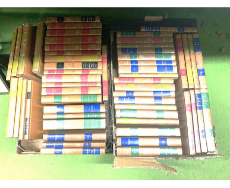 A FULL SET OF BRITANNICA GREAT HARDBACK BOOKS TO INCLUDE ARCHIMEDES, PLUTARCH, TOLSTOY AND MARX. MANY BRAND NEW IN PACKAGING 
