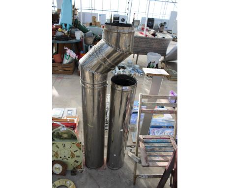 A METAL FLU PIPE 