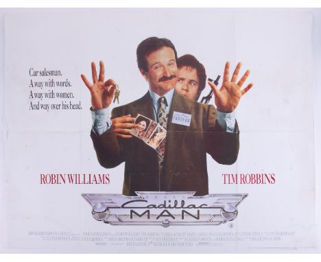Cinema Poster for the film 'Cadillac Man' year 1990 featuring Robin Williams. Provenance: The John Welch Collection, previous