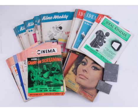 A large collection (approx. 161) of vintage Cinema and Film magazines including Daily Cinema, Kine Weekly etc. Provenance: Th