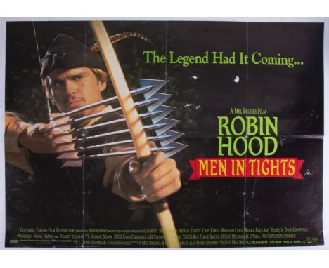 Cinema Poster for the film 'Robin Hood Men in Tights' year 1993 (tape marks). Provenance: The John Welch Collection, previous