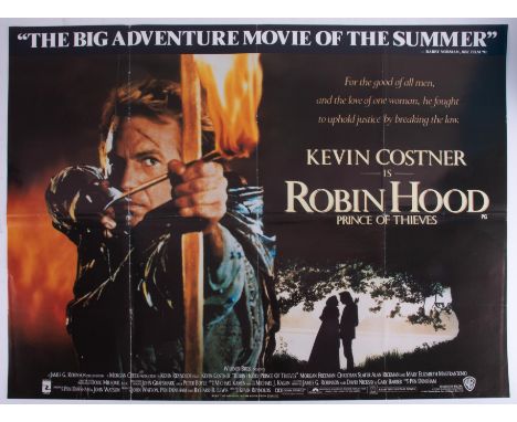 Cinema Poster for the film 'Prince of Thieves (Robin Hood)' year 1991 featuring Kevin Costner. Provenance: The John Welch Col