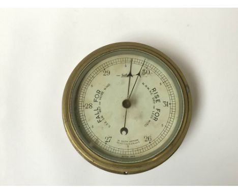 A Sestrel brass Ship's barometer