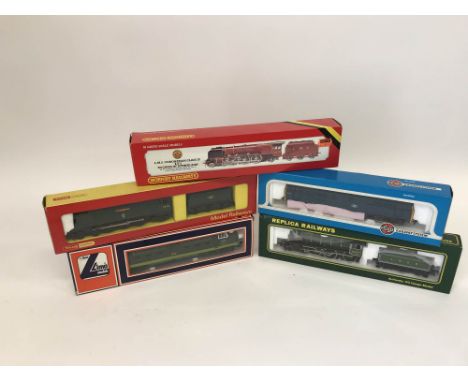 Five Hornby Railways, Airfix Railway System, Lima Models, Replica Railways and Tri-ang Hornby 00 gauge models, boxed