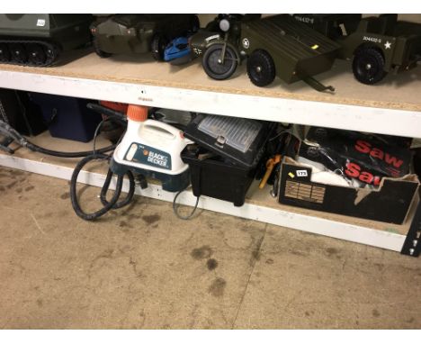 Shelf of assorted tools