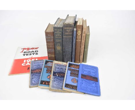 Collection of books on early motoring from the collection of Mr Harry Smith who became Managing Director of the Rover Car Com