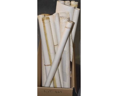 A large collection of Ordnance Survey Maps relating to Shropshire circa 1900Individual maps with field plans, some coloured.