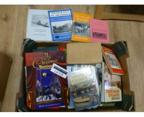 Collectables : 40 various books related to Suffolk.