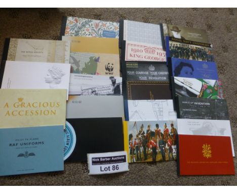 Stamps : GB modern booklets (23) all in v fine cond incl Profile on Print, KGV, Morris, VC, Royal Navy, Diamond Jubilee, Aeri