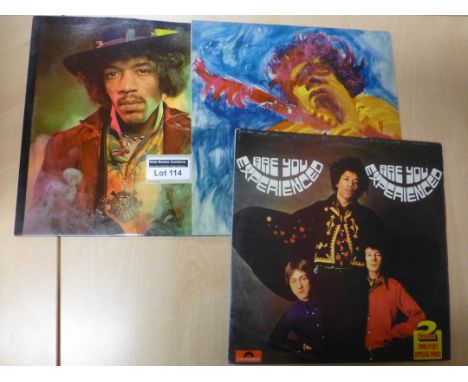 Records : Jimi Hendrix selection of LP's incl Electric Ladyland, Are You Experienced (3), all gatefold, vg/exc cond.
