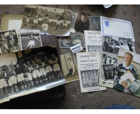 Football : 2 scrapbooks and photos action/portrait relating to Neil Myles - Ipswich town, lovely items included, photos/cutti
