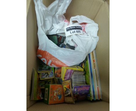 Collectables : Box of many 100's of Pokemon cards, annuals and bag of 20/30 Nintendo Gameboy games.