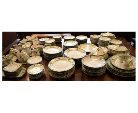 Extensive collection of Royal Doulton 'Countess' pattern tablewares to include; a tea service with three teapots, dinner, lun