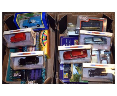 Quantity of boxed die-cast and other model vehicles to include; Dinky 1973 MGBGT, 1953 Austin A40, 1948 Tucker Torpedo, 1955 