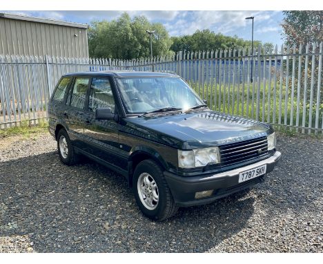 A later model facelift P38 Range Rover in rare configuration of 2.5 Diesel engine with manual gearbox without the usual low s