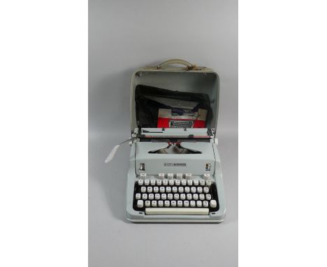 A Vintage Hermes 3000 Portable Manual Typewriter 