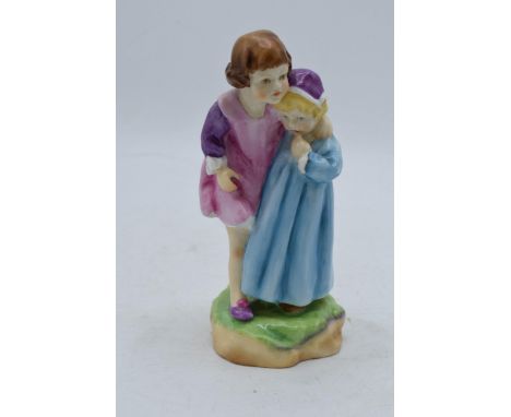 Royal Worcester Babes in the Wood 3302.  In good condition with no obvious damage or restoration. 16cm tall.