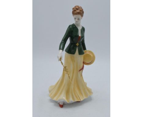 Royal Worcester figurine Margaret Premiere Figurine 2000.  In good condition with no obvious damage or restoration.