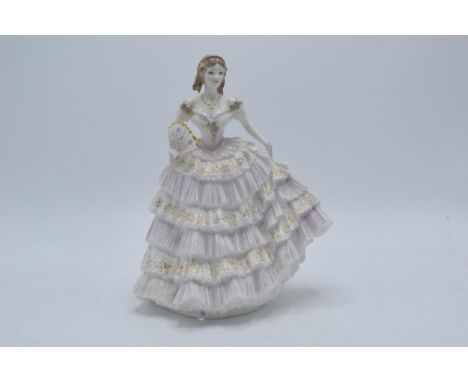 Royal Worcester figurine Belle of the Ball CW128 limited edition. 22cm tall.  In good condition with no obvious damage or res