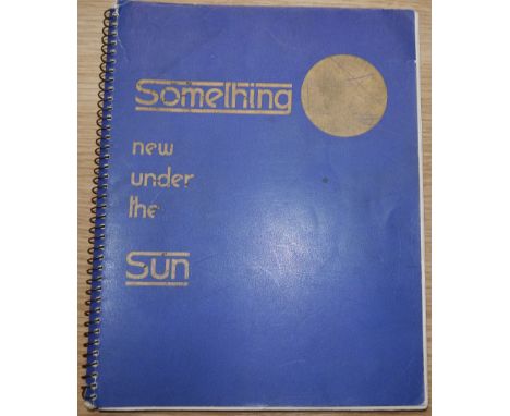 Compass Cameras Ltd.:  a rare original spiral bound handbook to the Compass Camera, 46 pp