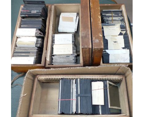 Simpson's Celebrated Slides by A L Simpson, New York and others, a collection of groups of glass magic lantern slides illustr