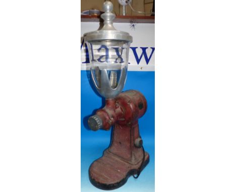 An early 20th century Hobart coffee grinder (sold as collector's item only)