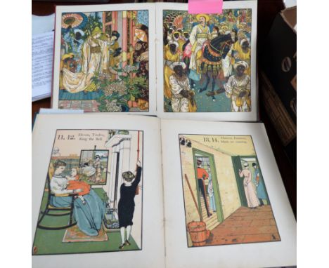 Walter Crane:  a collection of 12 Large Series Picture Books in 4 volumes