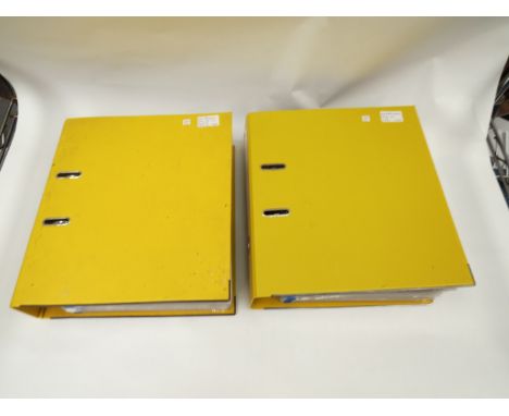 Two loose leaf lever arch files of prints, many mounted including limited editions, lithographs, engravings, a wide variety o