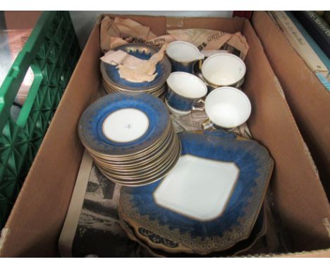 A quantity of Fenton bone china ceramics including plates, cups, saucers