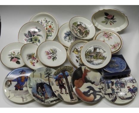 27 PIN DISHES INC HUMMEL, SPODE, WORCS + ARABIA 