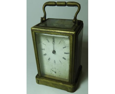BRASS CARRIAGE CLOCK 