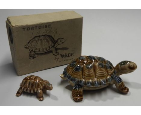 WADE TORTOISE TRINKET BOX & SMALL TORTOISE (BOX) 