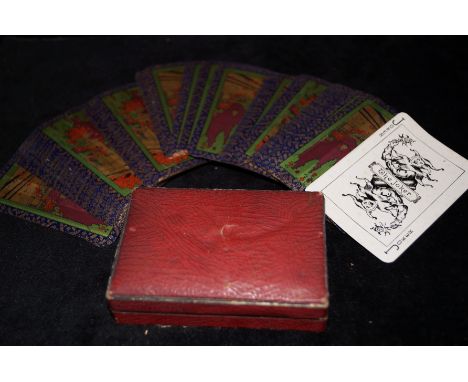 Set of early playing cards