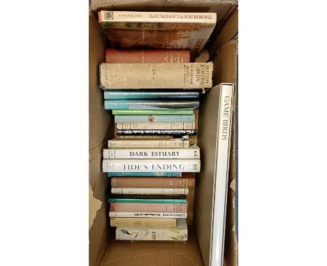 BB, The Wayfaring Tree, Dark Estuary, Tides Ending, The Forest Of Boland, Light Railway, and assorted books on ornithology (b