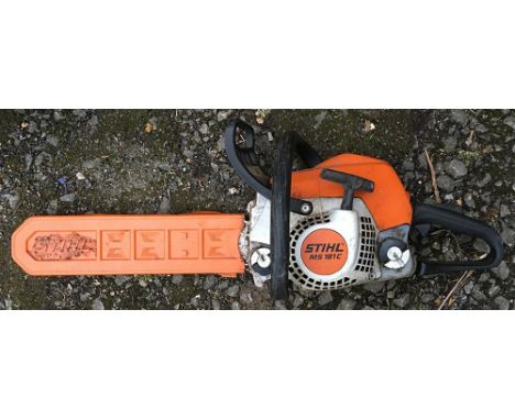 A Stihl MS 181C petrol chainsaw 