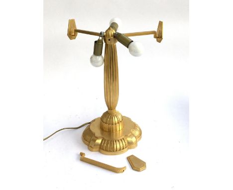 A 1960s Crazy Queen lamp base (af), 39cmH 
