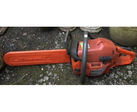 A Husqvarna 340 petrol chainsaw 